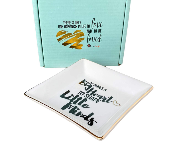 It Takes a Big Heart Jewelry Dish