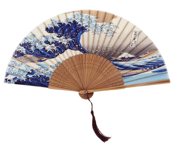 Japanese Bamboo Silk Folding Fan