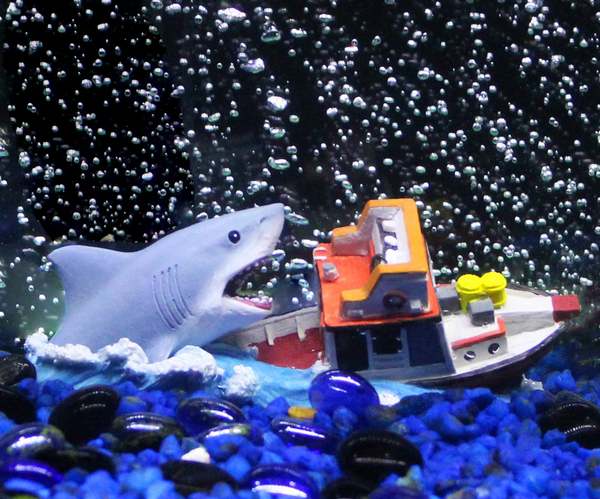 Jaws Fish Tank Diorama