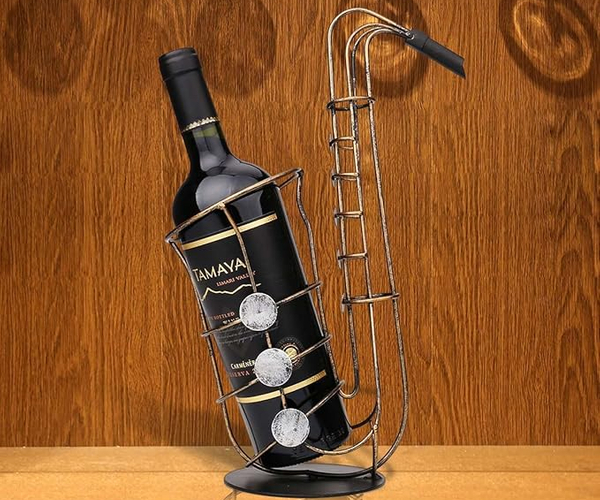 Jazz Saxophone Wine Holder