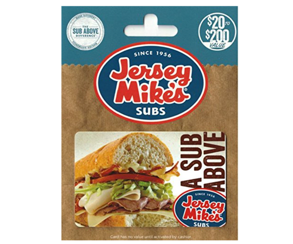 Jersey Mikes Gift Card