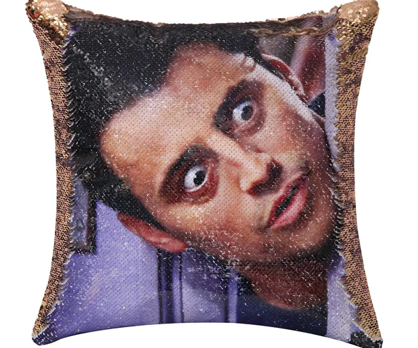 Joey Tribbiani Sequin Flip Pillow