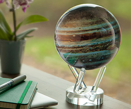 Spinning Jupiter Globe