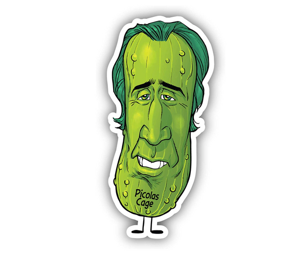 Just Face Picolas Cage Sticker