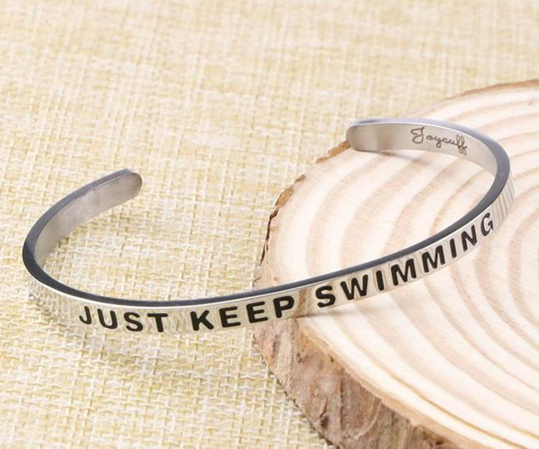 Just Keep Swimming Bracelet