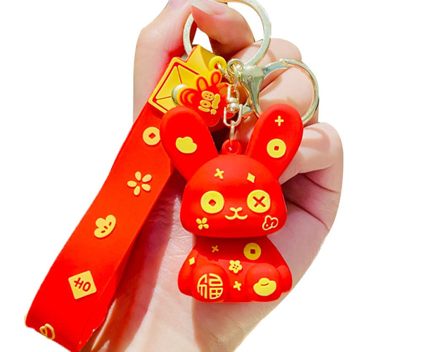 Kawaii Lunar New Year Keychain