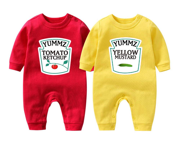 Ketchup and Mustard Oneies