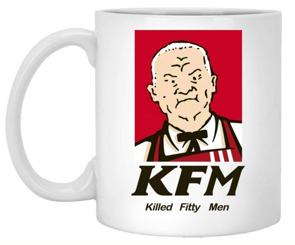KFM Killed Fitty Men Funny Mug