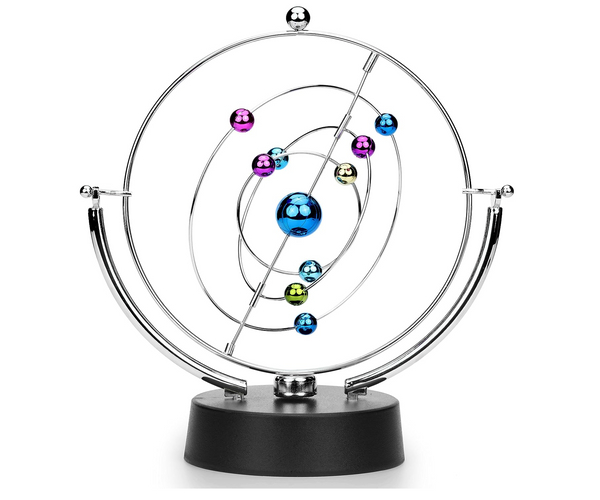 Kinetic Art Asteroid Electronic Perpetual Motion Statue