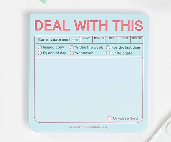 Knock Knock Variety Funny Sticky Notes