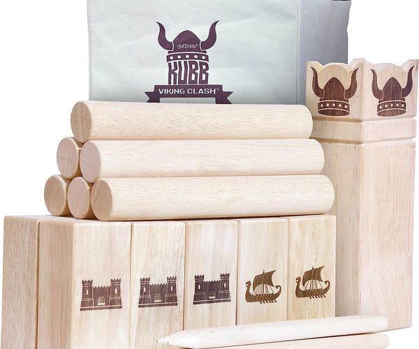 Kubb Viking Clash Toss Game