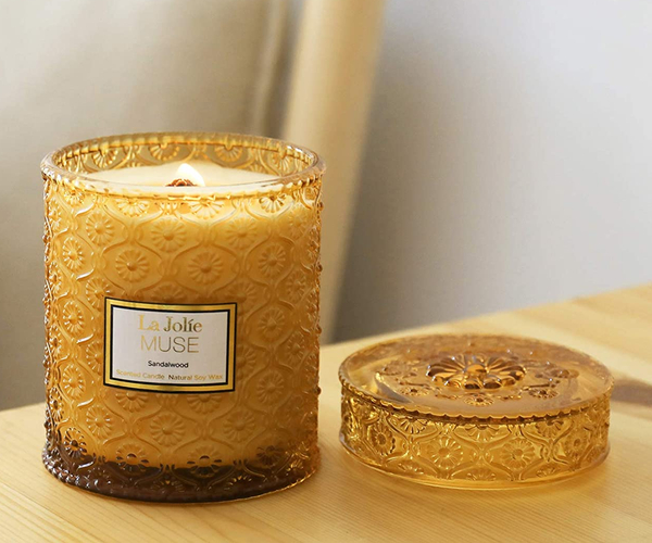 La Jolie Wood Wick Candle