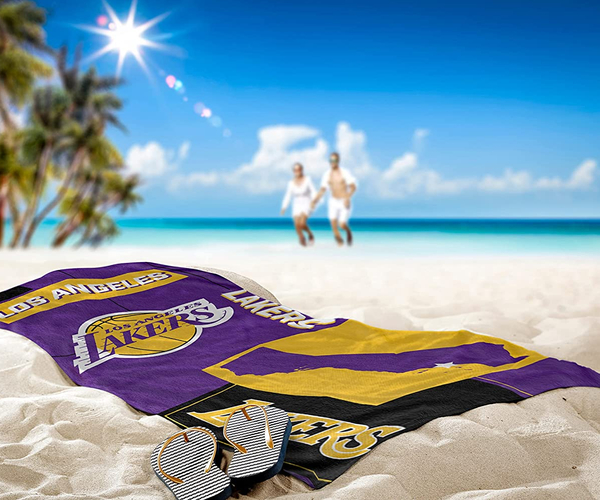 LA Lakers Beach Towel