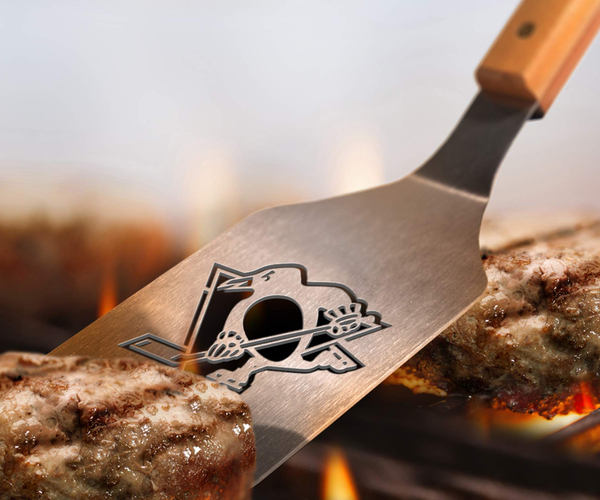Laser-Cut NHL Team Barbecue Spatula