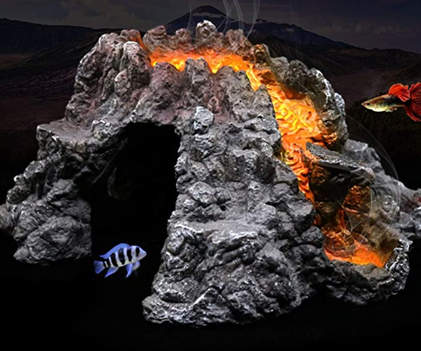 Lava Flow Fish Tank Decoration
