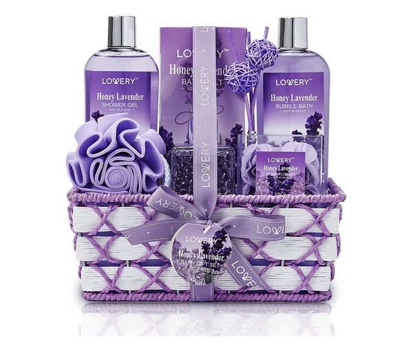 Lavender Purple Spa Basket