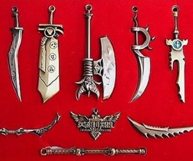 League Of Legends Weapons Set