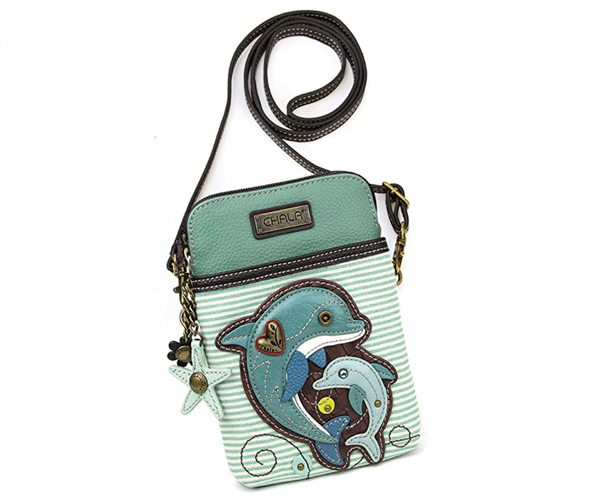 Leather Dolphin Crossbody Bag