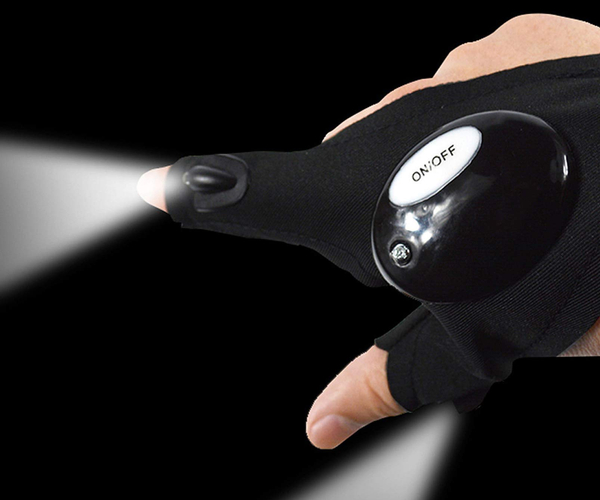 LED Fingerless Gloves