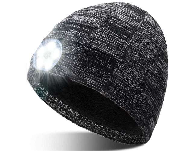 LED Headlamp Beanie