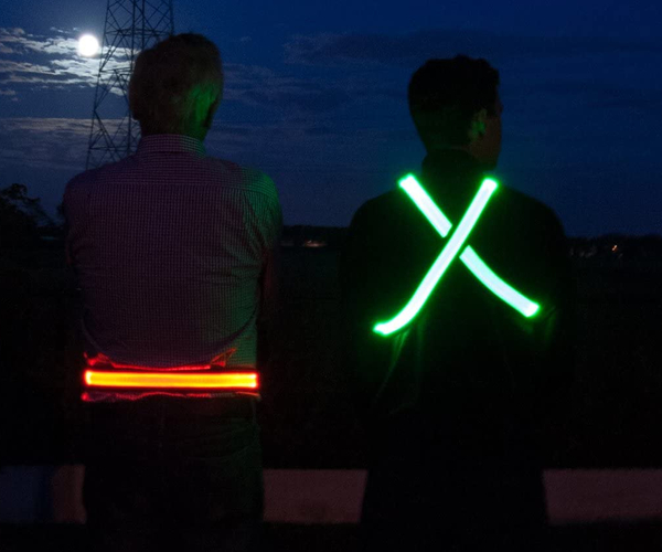 LED Reflective Running Belts