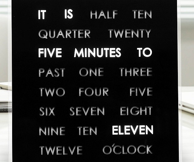 Light Up Word Clock