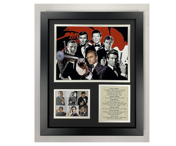 Legends Never Die James Bond Photo Collage