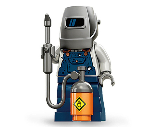 LEGO Welder Mini Figure