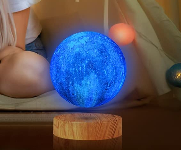 Levitating Galaxy Planet Lamp