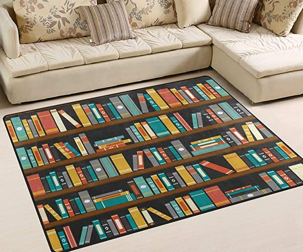 Library Shelf Rug