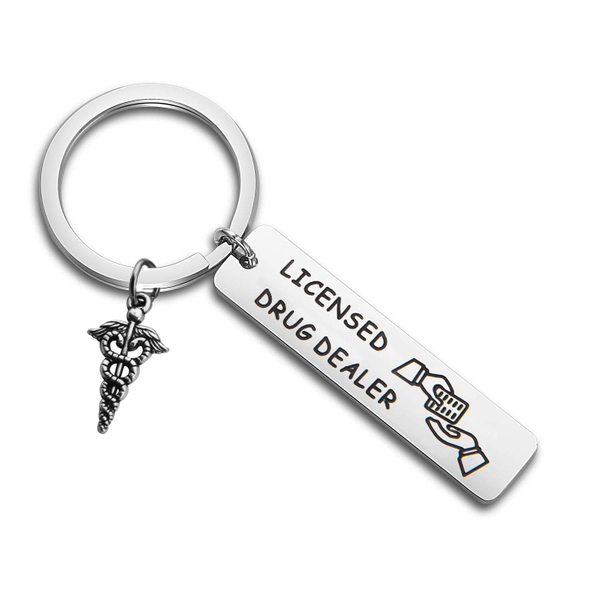 Licensed Drug Dealer Keychain