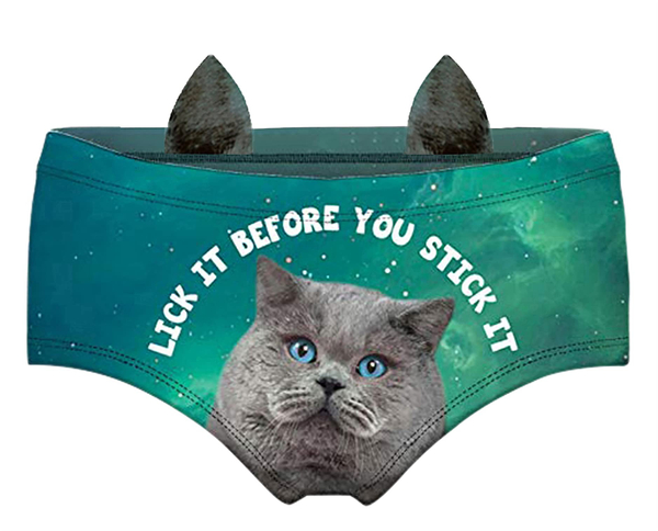 Lick It Before You Stick It Funny Underwear