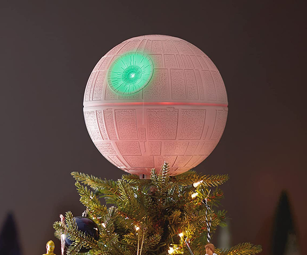 Light Up Death Star Christmas Tree Topper