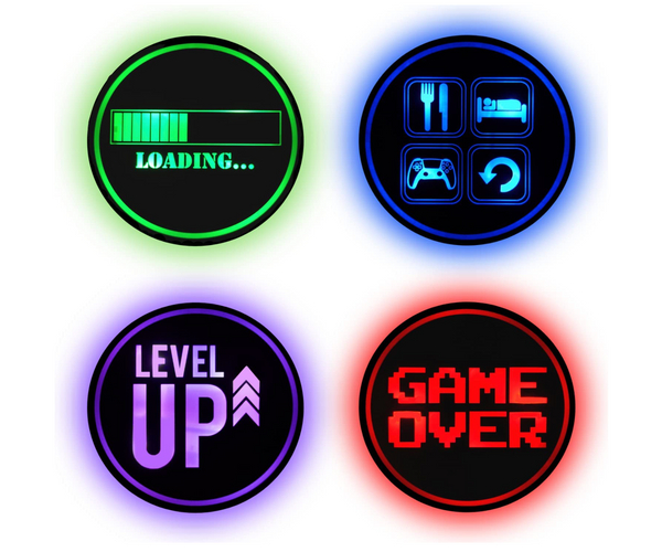 Light Up LED Coaster Set