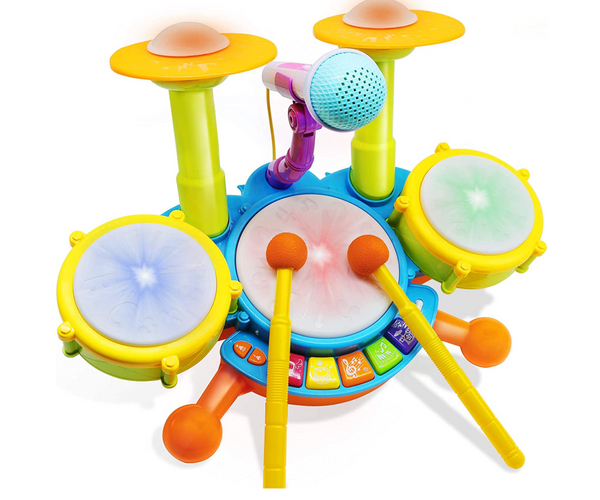 Light Up Toddler Drum Set