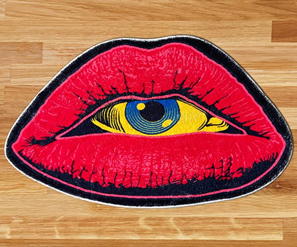 Lips and Eye Rug
