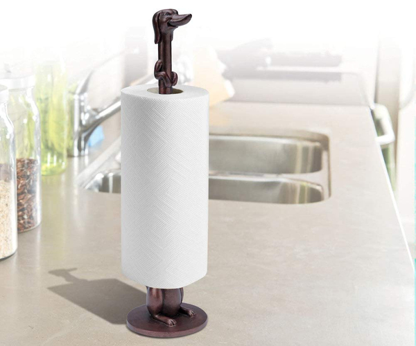 Long Dog Paper Towel Holder