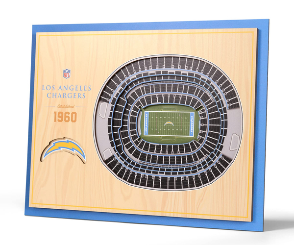 Los Angeles Chargers Stadium Wall Art