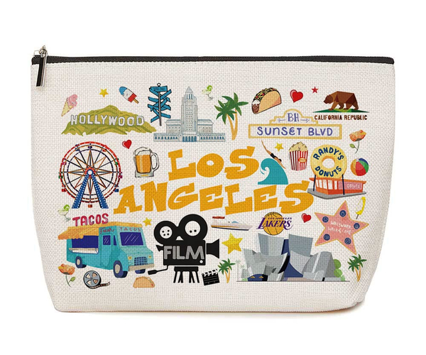 Los Angeles Icons Zippered Pouch