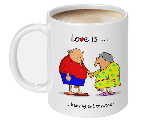 Love is Always Hanging Out Together Funny Mug