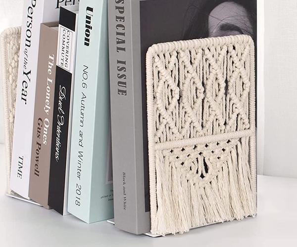 Macrame Bookends