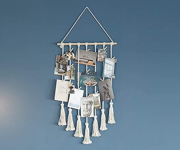 Macrame Hanging Photo Frame