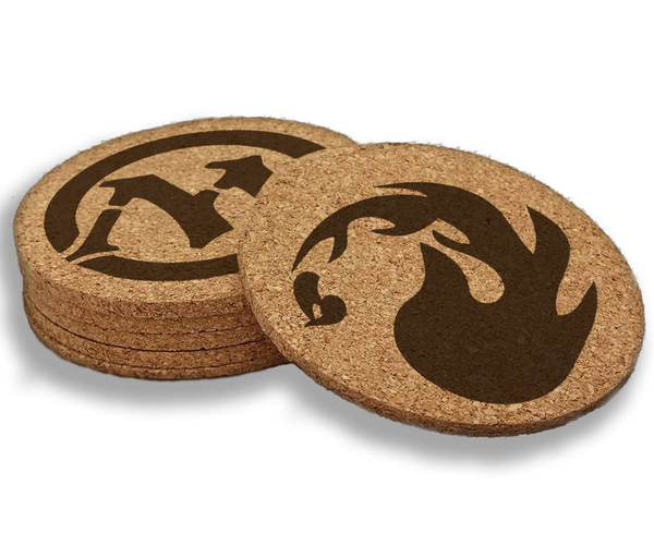 Magic the Gathering Cork Coasters
