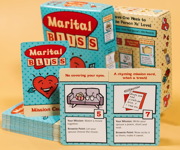 Marital Bliss Couple's Funny Card Game