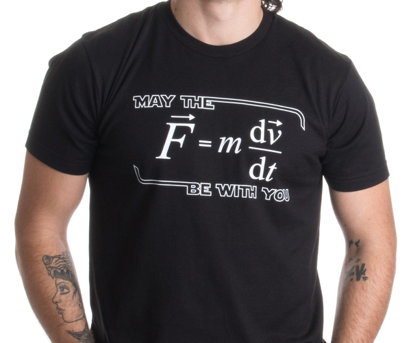 May the Force Equation be with You Funny Shirt