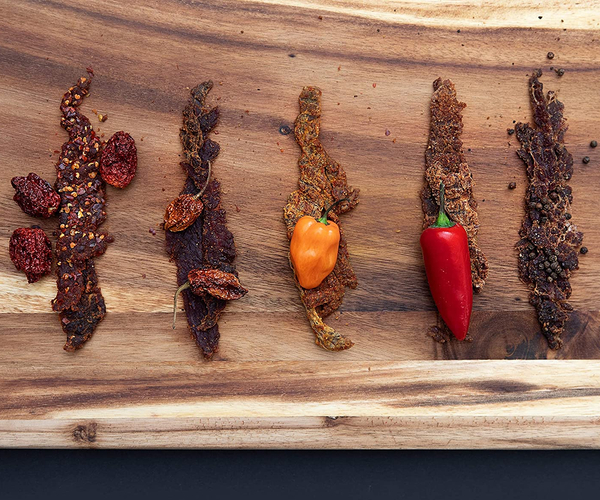 Meat and Pepper Gourmet Exotic Chili Beef Jerky