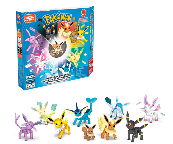 Mega Construx Eeveelutions Complete Set