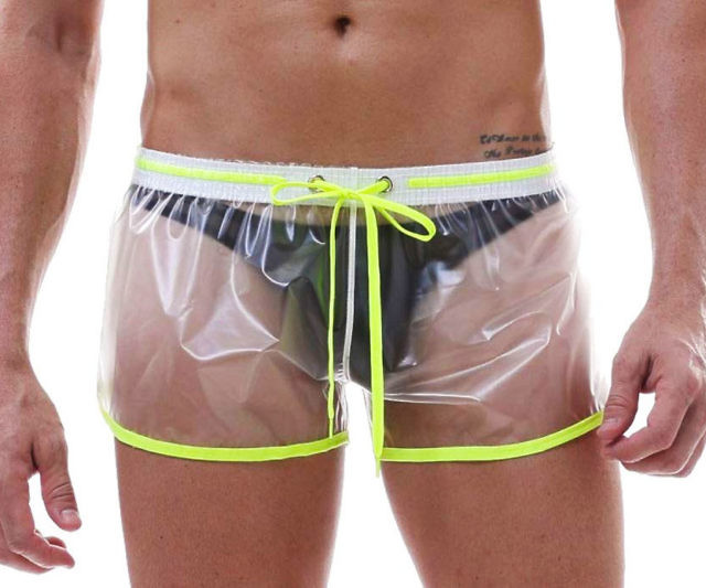 Men’s Transparent Swim Trunks