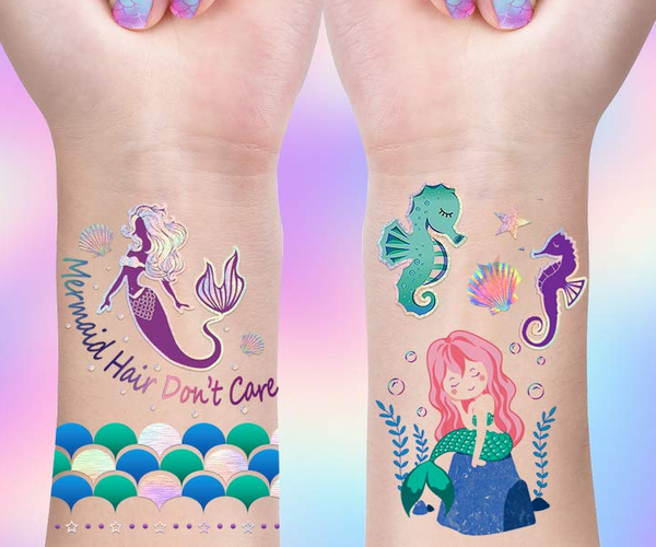 Mermaid Temporary Tattoos