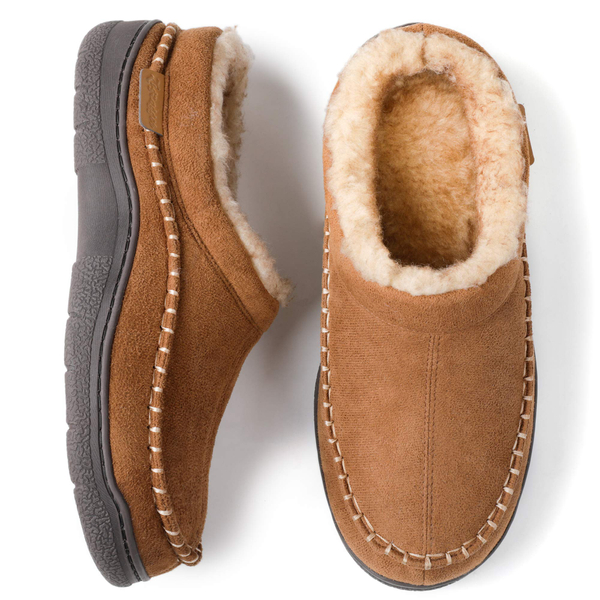 Microsuede Moccasin Slippers